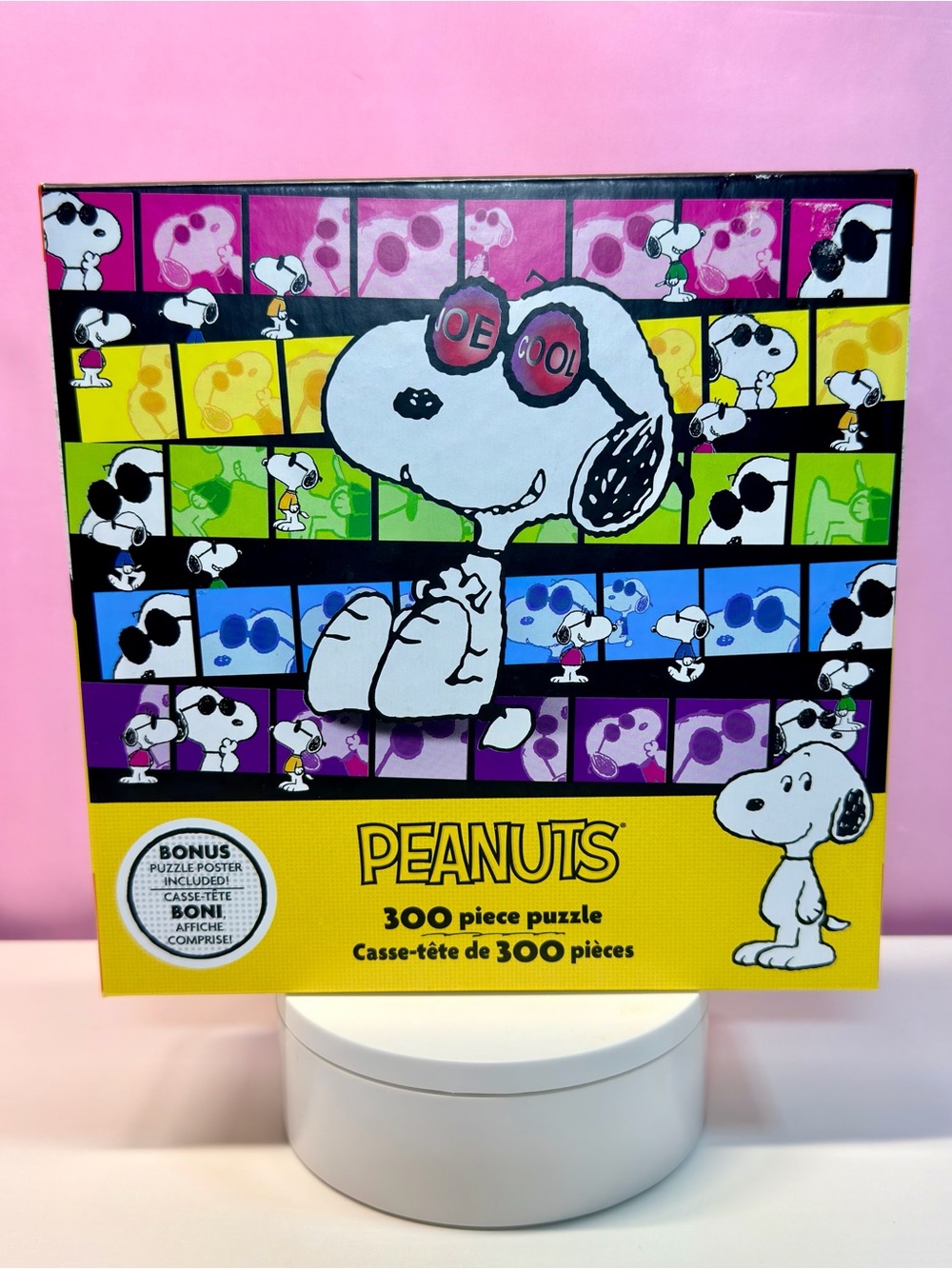 Peanuts Bright Yellow Box Featuring Multicolor Character Collage